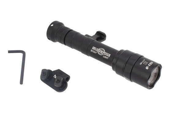 SureFire M640U Scout Light Pro Weapon Light features a black hardcoat anodized finish